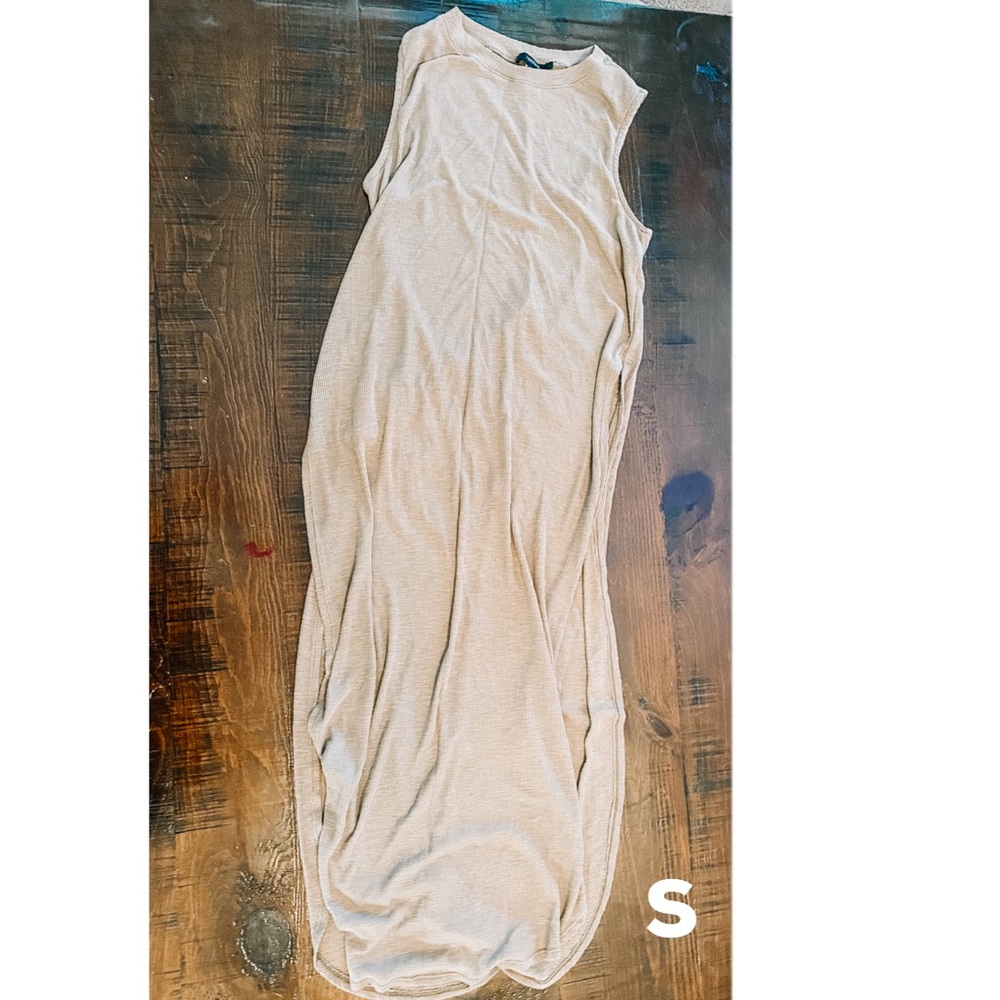 Tan bodycon dress